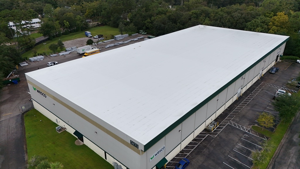 Wesco warehouse roof jacksonville