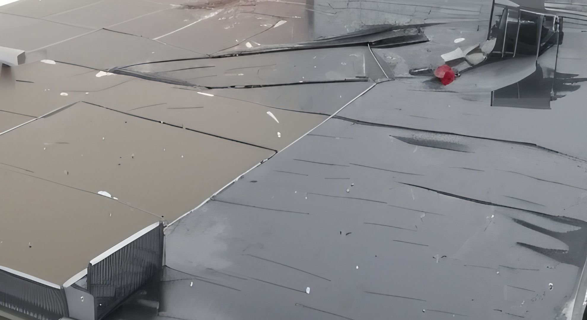 Storm Damage to Commercial Roof in Jacksonville